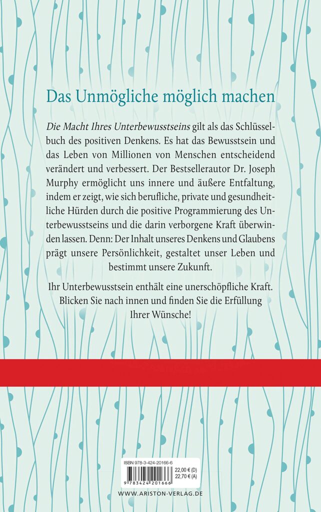 Dr. Joseph Murphy - Die Macht Ihres Unterbewusstseins